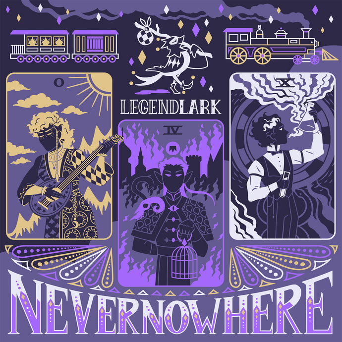 Nevernowhere Album Art Shimmer Print