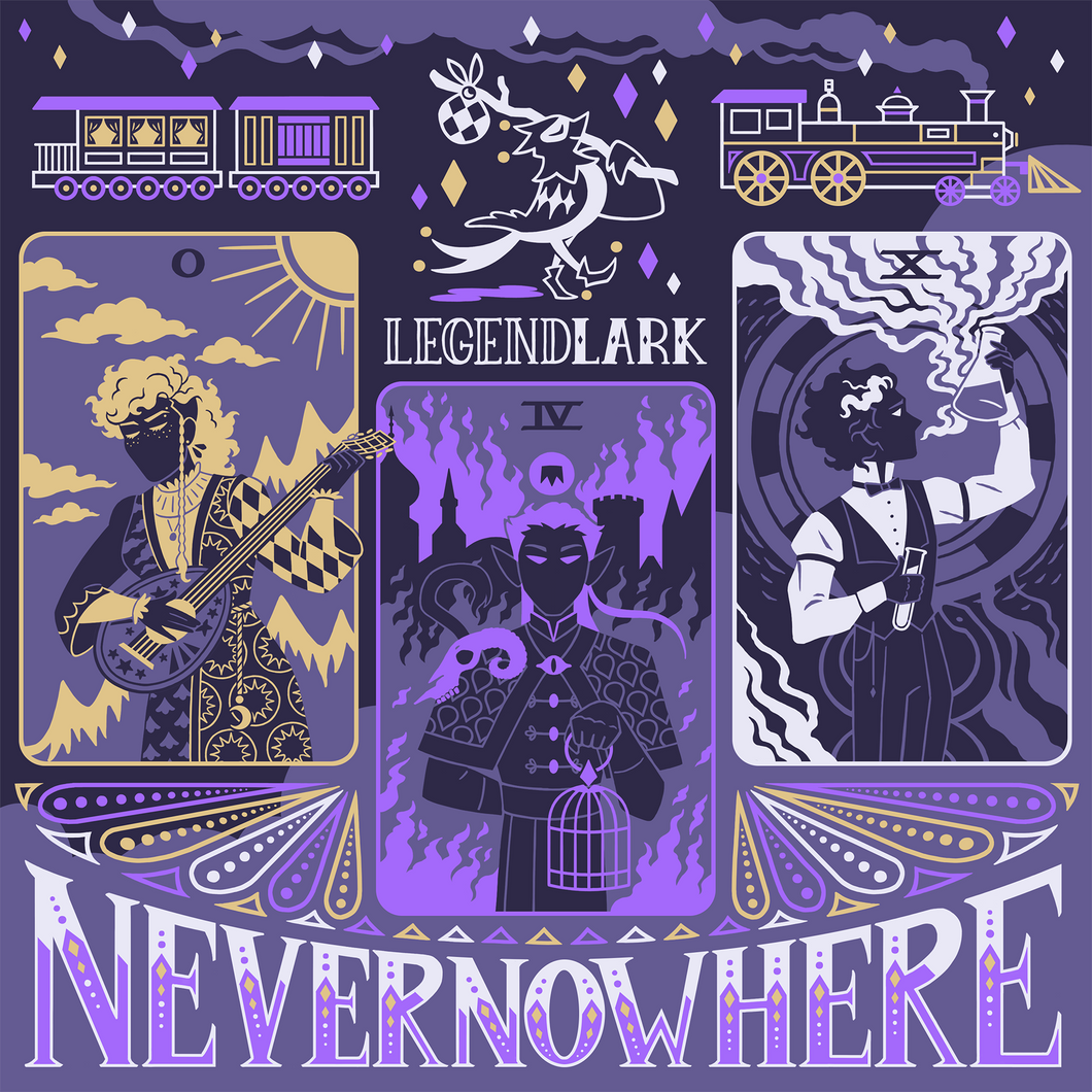 Nevernowhere Album Art Shimmer Print